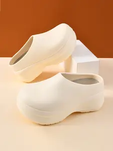 Women's Eva Chef Shoes, Non-Slip Waterproof Closed-Toe Work Shoes, Comfortable Kitchen Shoes, Memory Foam Cushioning, Ideal for Long Stands