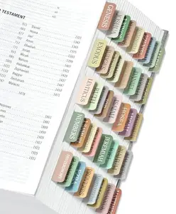 Bible Tabs, 75 Tabs, Minimal Morandi, Laminated Bible Tabs for Women and Men, Bible Tabs for Study Bible, Bible Index Tabs