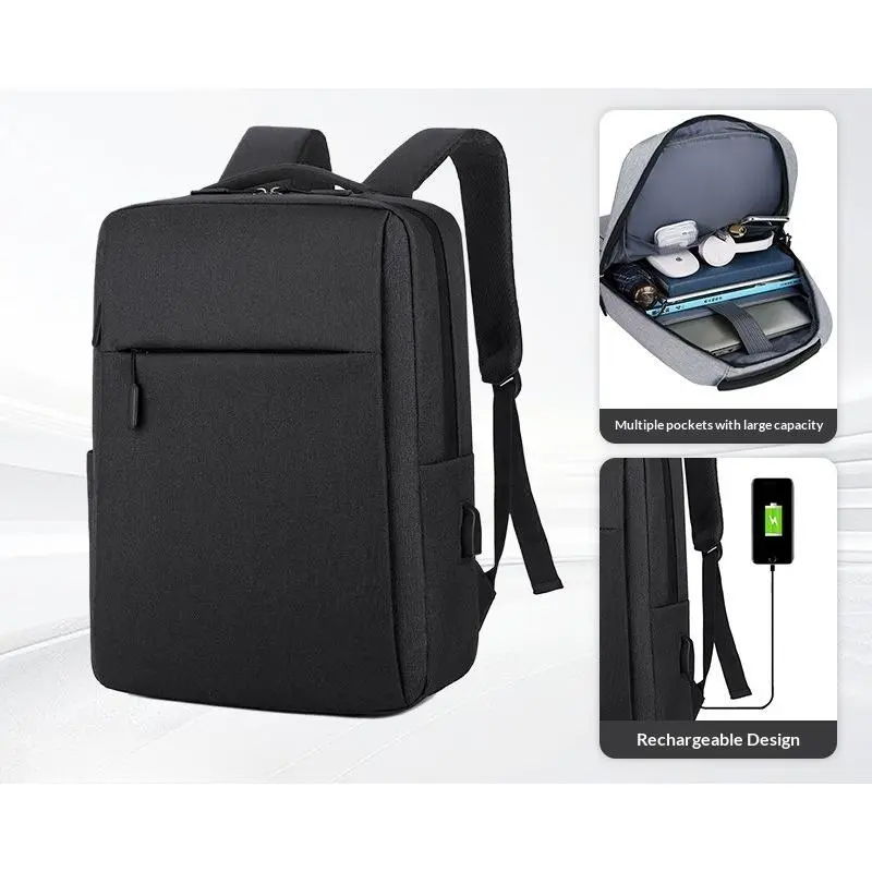 Men's Ergonomic Laptop Backpack, Stylish Water-Resistant Oxford Bag with USB Port for Business, Travel, and School, Backpacks For School, Travel Bag