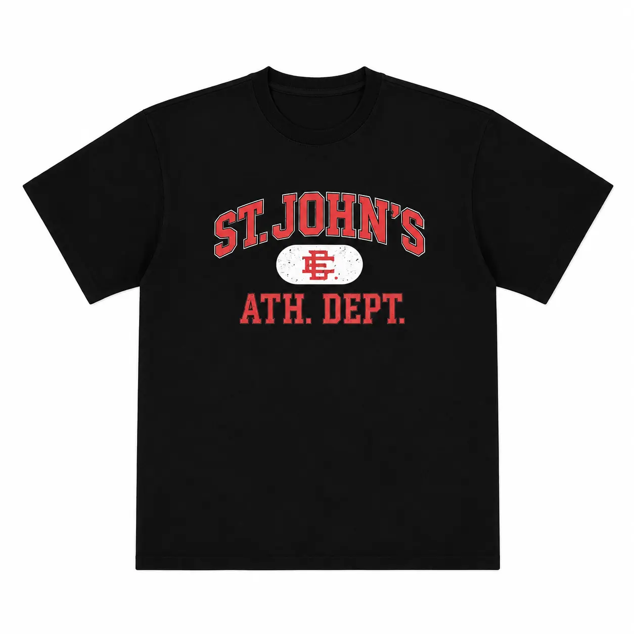 EE St. John’s Athletic Dept Graphic T-Shirt – Unisex Oversized Cotton Tee, Streetwear College Style