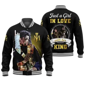 Michael Jackson Varsity Baseball Jacket – King of Pop Streetwear Style
