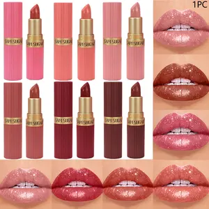 Shining pearl lip gloss, long-lasting luster, Glossy, moisturizing, waterproof, natural lip makeup, Hydrating