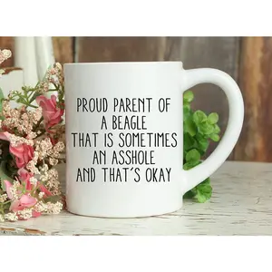 Proud Parent Of Beagle Ceramic Coffee Mug