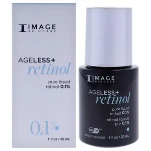 Ageless Plus Retinol Pure Liquid Retinol 0.1 Percent by Image for Unisex - 1 oz Serum