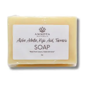 Alpha Arbutin, Kojic and Turmeric Soap, Face and Body Daily Skincare Cleanser Cleansing Nourishing Gentle