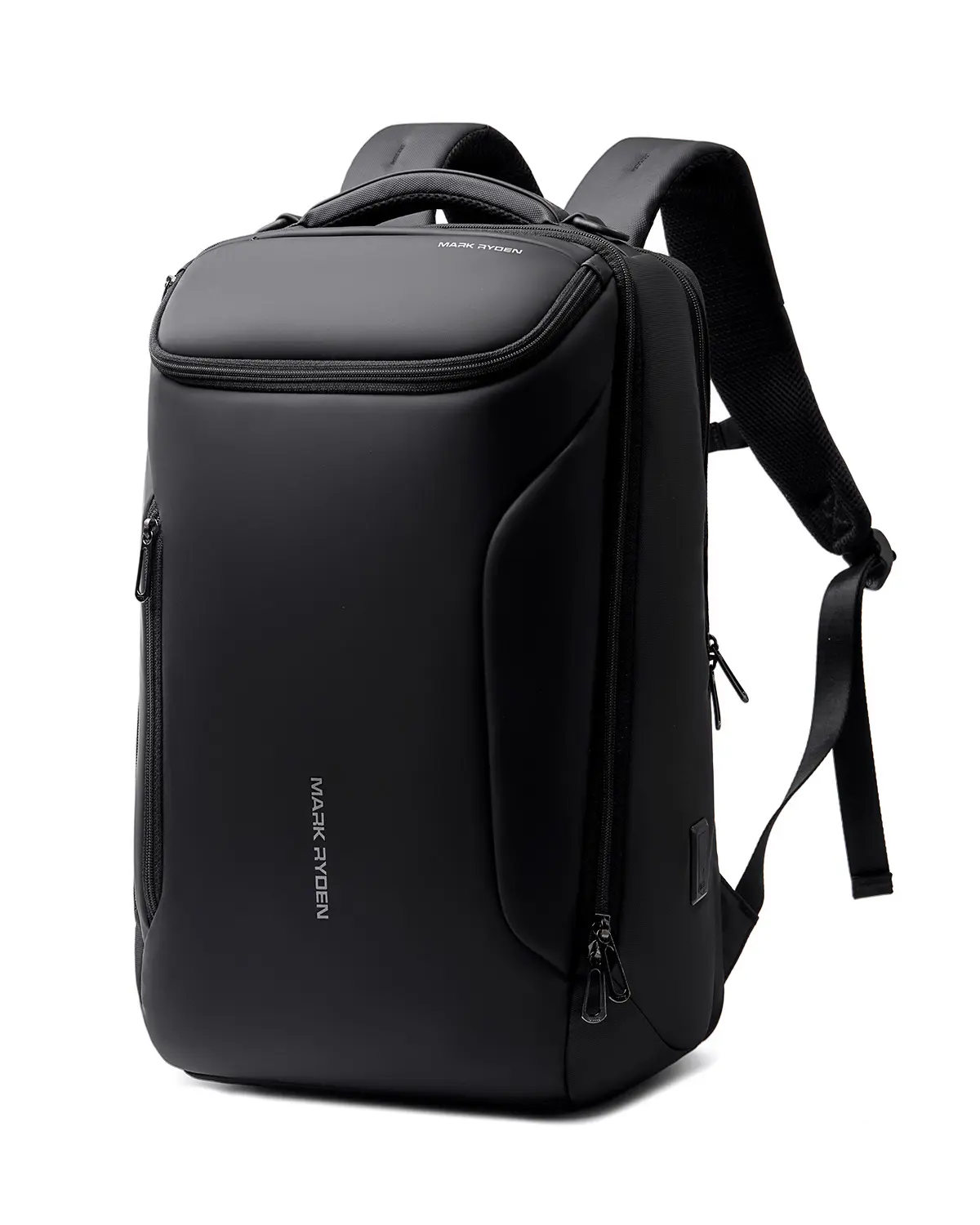 MARK RYDEN Business Backpack for Men, Waterproof High Tech Backpack with Sport Car Shape Design and USB Charging Port, Travel Laptop Backpack Fits 17.3 Inch Notebook