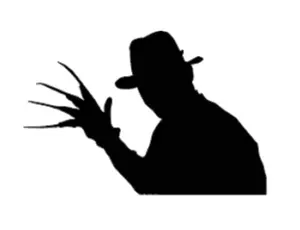 Halloween, Freddie Kruger, Nightmare On Elm Street Vinyl Decal/Sticker, Permanent Vinyl, For Windows, Mirrors, Cups, Cars, Any Smooth, Shiny Surface, Decoration