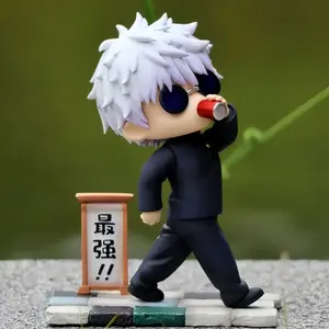 11cm 4.3 inch Anime Gojo Satoru Action Figures Pvc Statue Desktop Ornamen Collection Statue Model Decoration Room Desk Toys Gift