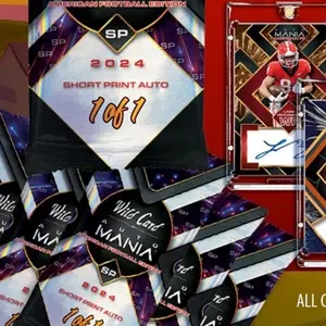 Wild Card Football 2024 1/1 Autographed Card (In a One Touch Magnetic Case!)