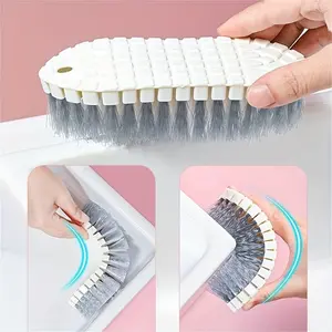 1pc Cleaning Brush Kitchen Stove Cleaning Brush Flexible Pool Brush Bathtub Tile Brush Bathroom Brush Without Dead Corner Floor Brush