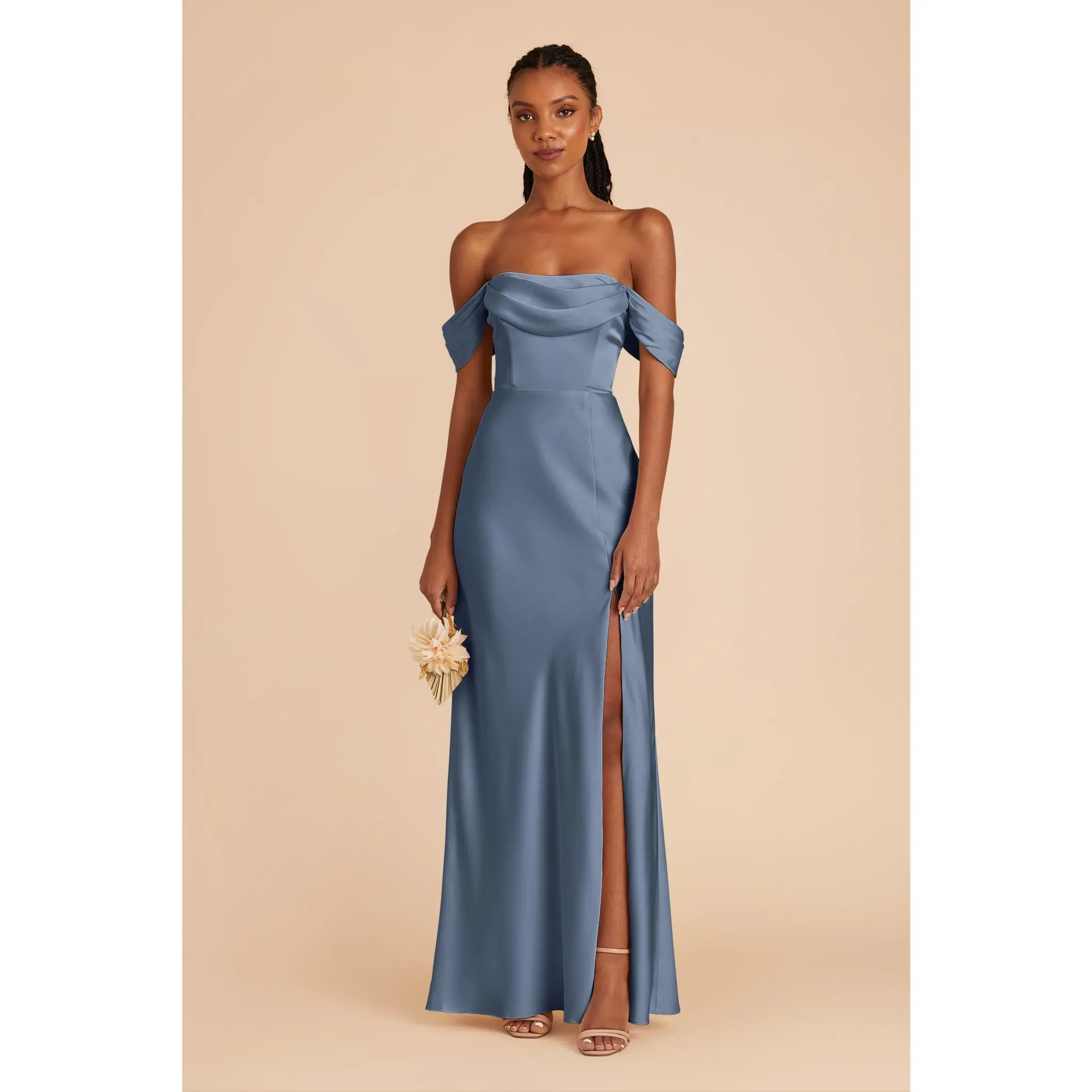 blue dress for baby girl Jenny Yoo Bridesmaid Dress Sylvie Agave main image 1