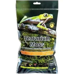 Galapagos 5-Star Terrarium Sphagnum Moss Snake Bedding Substrate Fresh Green