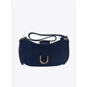 Charlotte Hardware Detail Leather Shoulder Bag