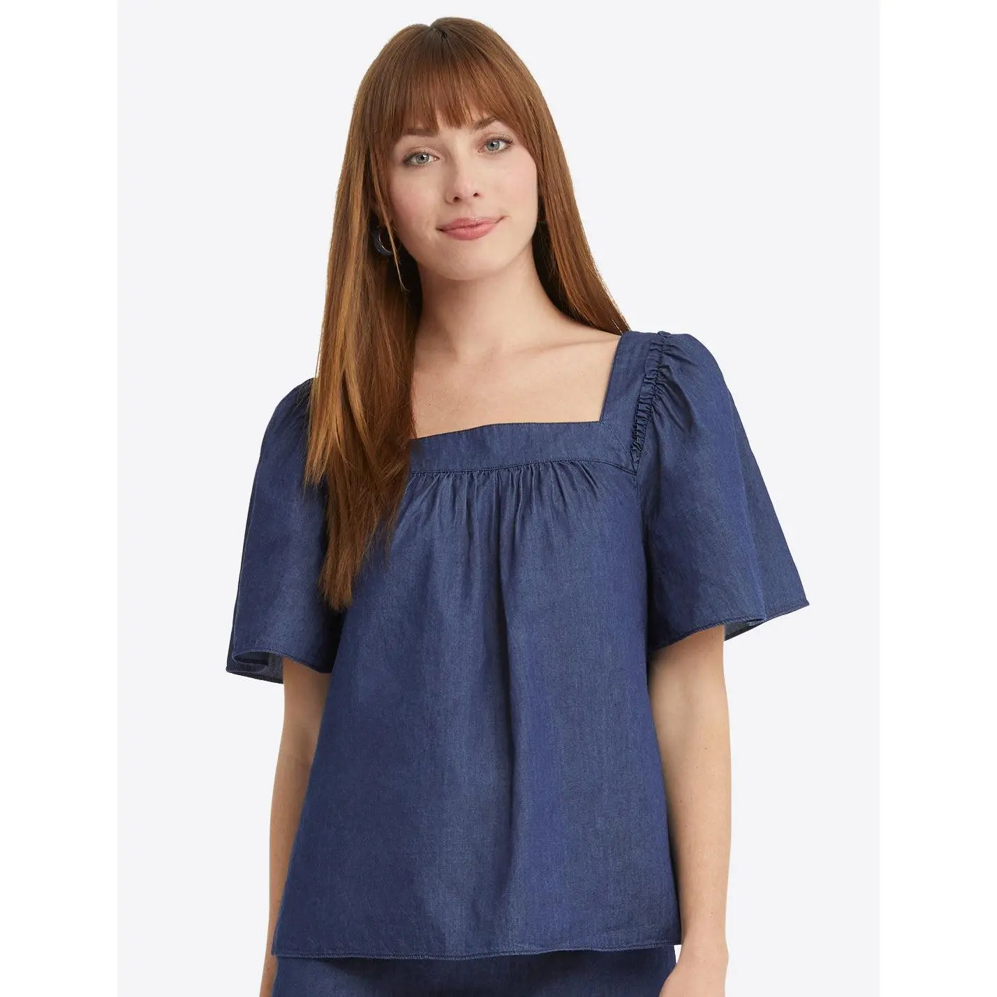 Maren Top in Chambray
