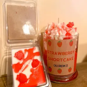 Strawberry Shortcake Whipped Candle