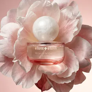 elvis+elvin | Peony & Patchouli | Eau de Parfum | Fresh Floral Scent with Peony, Freesia, Jasmine, Patchouli, Amber, Musk - Organic Cane Alcohol, Vegan, Cruelty-Free 