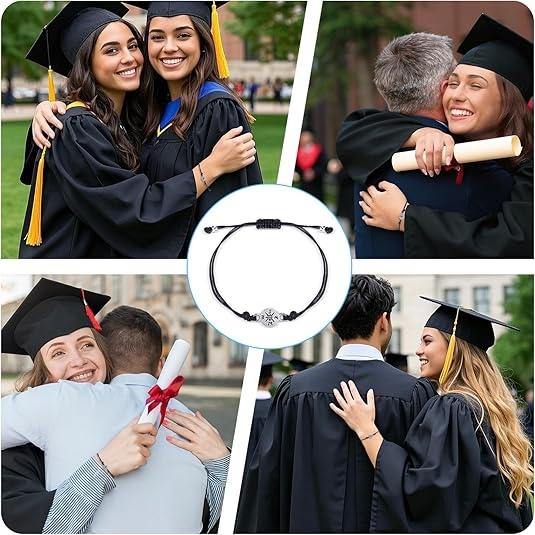 2026 Graduation Gifts for Her/Him - Adjustable Unisex Bracelet for Primary/Middle School/High School/College Grads