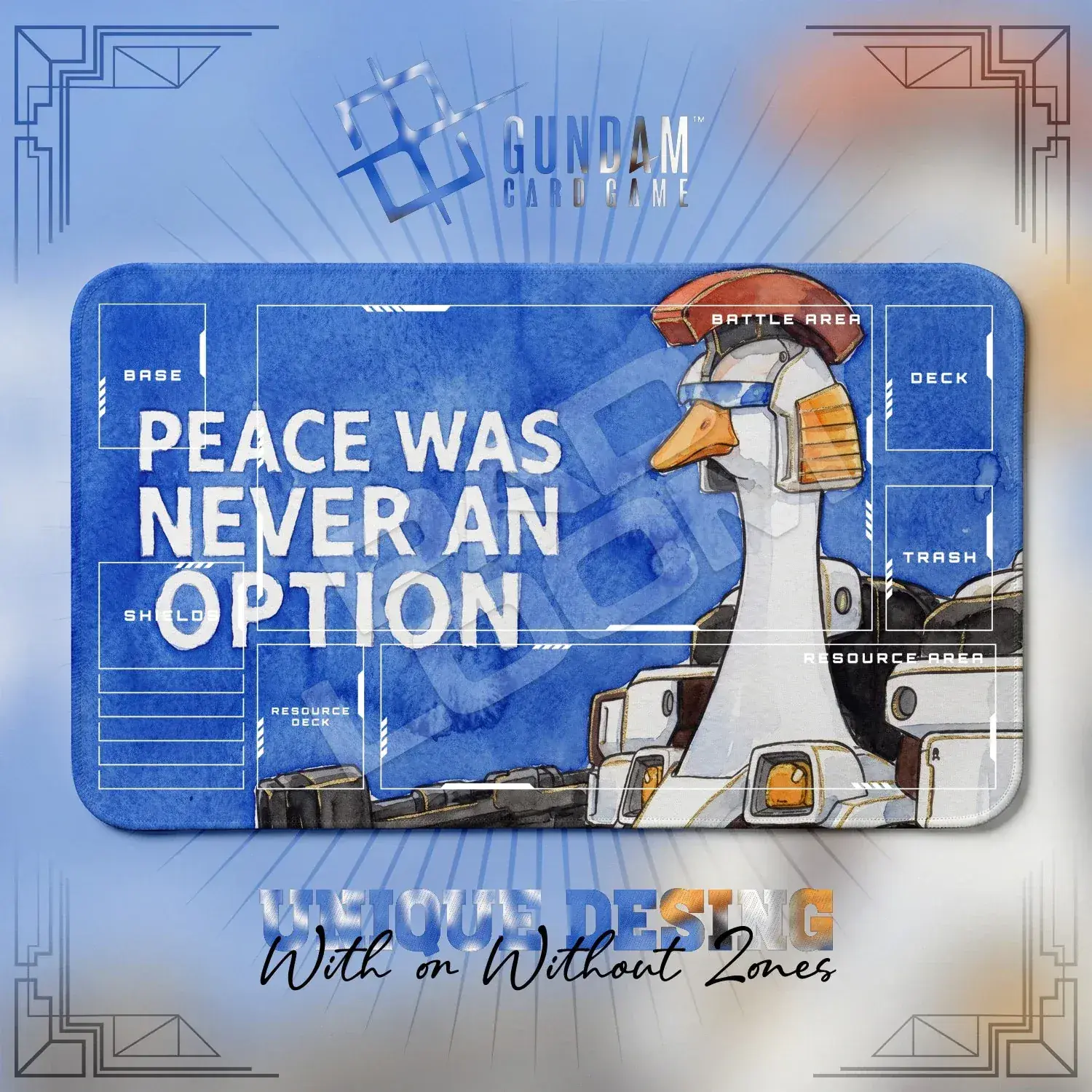Gundam TCG Card Game Mat, Storm Playmat, Untitled Tallgeese Playmat