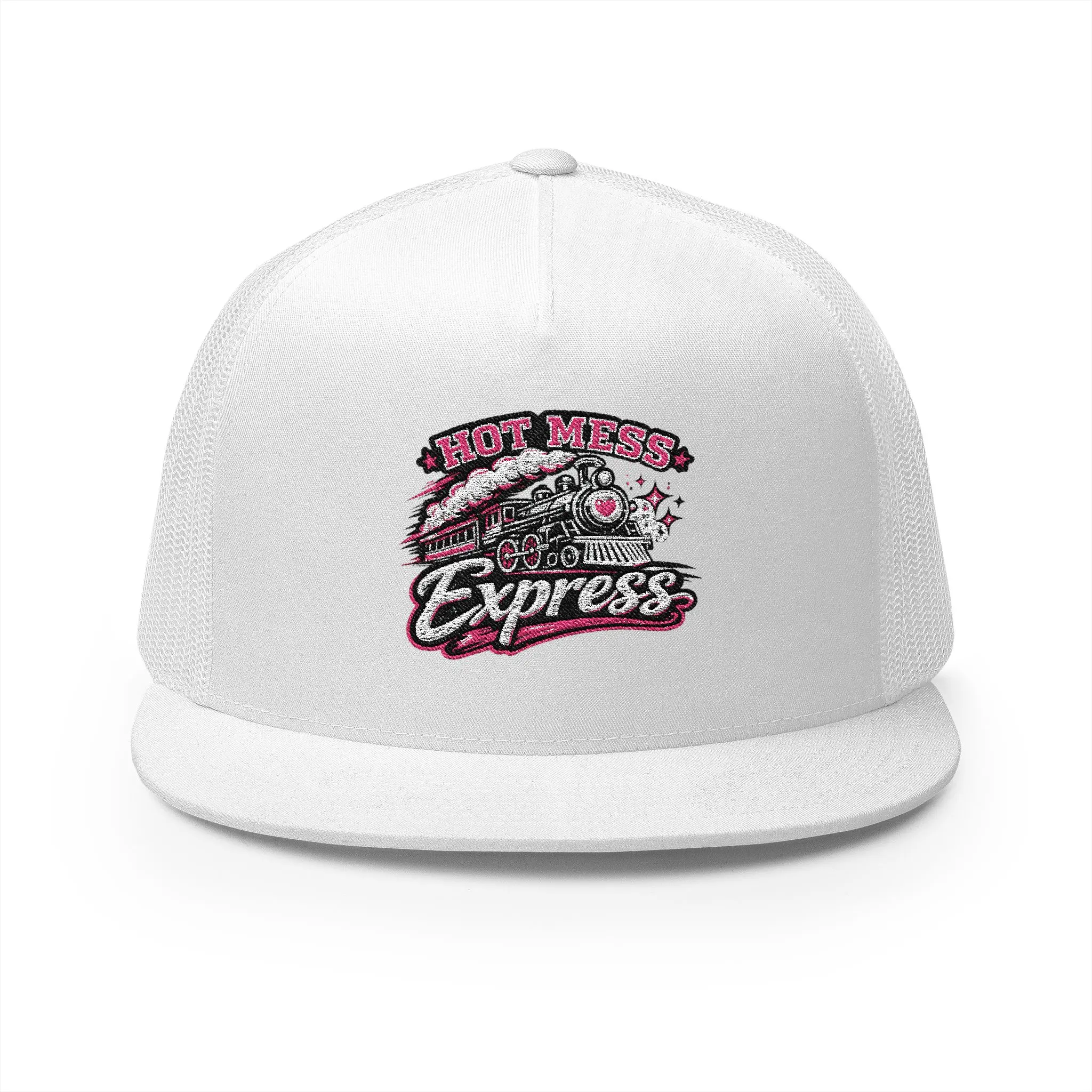 Trucker Cap — "Hot Mess Express" Embroidered Patch Hat