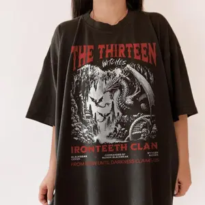 [Sale up to 50%], [Free Ship] The Thirteen Shirt, Throne Of Glass T-Shirt Manon Blackbeak Ironteeth Witches Dorian Haviliard Licensed SJM Merch Terrasen Bookish Shirt