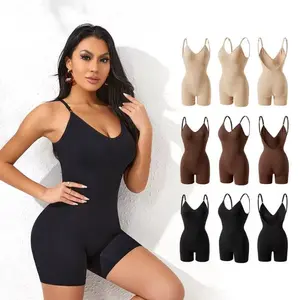 Tummy Control Backless Bodysuit - Slimming Body Shaper for Women