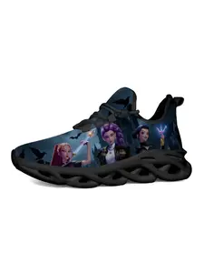 Anime Style Kids Sport Shoes, Unique Print Design, Fashionable & Trendy, Perfect for Young Girls' Anime Party Kpop