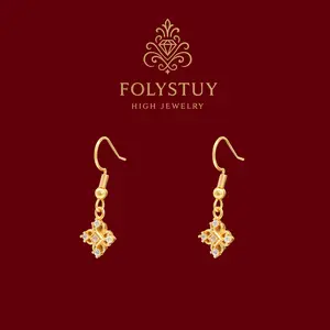 [Clover Earrings]【FOLYSTUY (YNC01)】Clover Earrings Unisex Fashion Trend Accessory for Women and Men