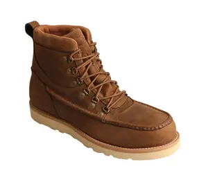 MENS WEDGE WORK BOOTS (ALLOY TOE)