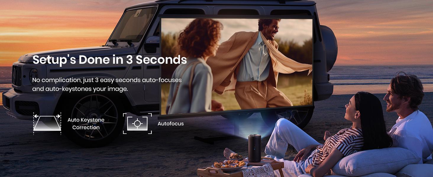 ANKER Capsule 3 Laser | Mini Portable Laser Projector Android Audio