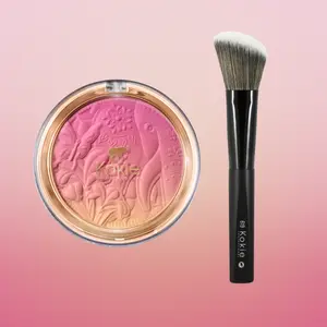 Kokie Professional Soft Gradient Blush & Precision Blush Brush Bundle