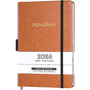 2026 Diary - 2026 Daily Planner, January - December 2026 Appointment Book, 5.75" x 8.5", Hourly Planner 2026 with Tabs/Pen Loop/Bookmarks