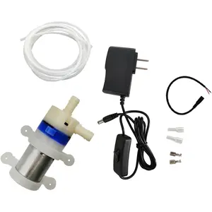 Mini 12V  Grade Water Pump 19GPH Low Noise Diaphragm Pump Self Priming Function  Grade Pipe  Water Transfer DC Pump Ice Maker Coffee Machine Water Cooling Electric Pumps