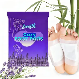 10/20/40PCS Natural Foot Patches -GingerBamboo &  Lavender Pads for Relaxation,2 in 1 Foot Pads for Men & Women