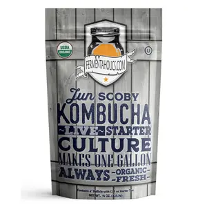 Jun Kombucha SCOBY – USDA Certified Organic Live Jun Kombucha Starter Culture