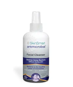 SkinSmart Antimicrobial Facial Cleanser Spray – Hypochlorous Acid Formula for Breakouts & Blemishes, Pore-Cleansing & Soothing Face Cleanser for All Skin Types, 8 oz