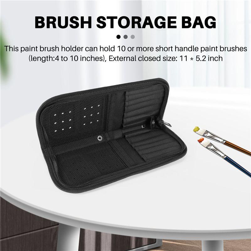29Cm Artist Paint Brush Holder Zippered Brush Case for Oil Acrylic Watercolor Brush Breathable Painting Kit 29Cm Artist Paint Brush Holder Zippered Brush Case for Oil Acrylic Watercolor Brush Breathable Painting Kit
