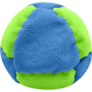 Footbag Sack Dirtbag, 2026 New Multicolored Knitted Foot Bags Juggling Balls, Freestyle Kick Sack Dirt Bag, Funny Footbags Sack Toys for Indoor Outdoor Adults Blue