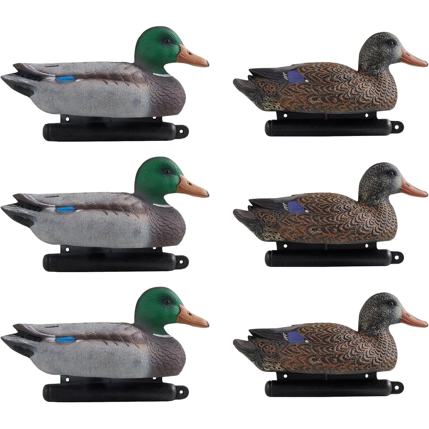 VEVOR Duck Canada Goose Decoys, Realistic Floating Duck Decoys, Weight Forward Swim, Plastic Duck Hunting Decoy Outdoor for Huntings, for Pool, Pond, and Lake, Garden Yard Decoration