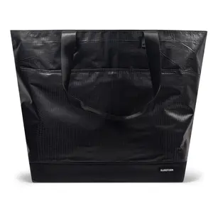 Hudson Tote - Spacious Travel & XL Carry-All - Recycled Billboard, One-of-a-Kind.