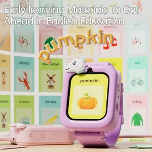 Pumpkin 1.83” HD Touchscreen Kids Smart Watch with AI 650mAh Battery 36 Languages Kids Camera Music Story 36 Games Growth Tree Farm Piano Learning Smartwatch for Age 3+ Birthday Christmas Gift