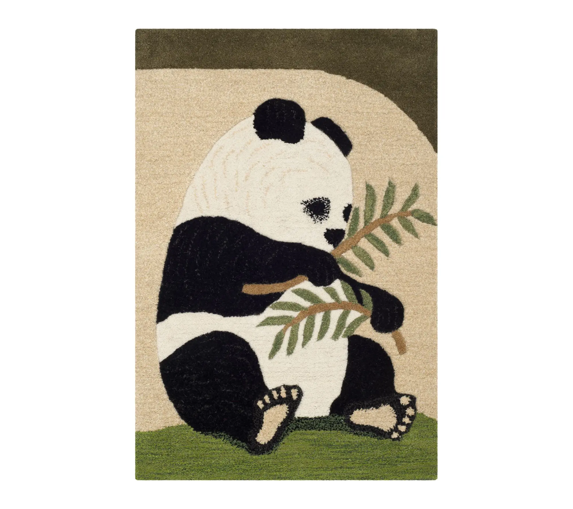 Safavieh Wilderness Hand Tufted Wool 2' x 3' Panda Mat