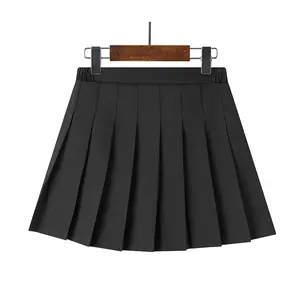 Girls' Pleated Academy School Uniform Short Skirt, 2025 New Korean Style, Versatile Elementary School Wear
