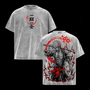 Ichigo Kurosaki T-Shirt, Bleach Anime Oversized Tee, Vintage Washed Graphic Shirt, Shinigami Bankai Streetwear, Heavy Cotton Casual Unisex Outfit, Japanese Manga Top, Gift for Fan