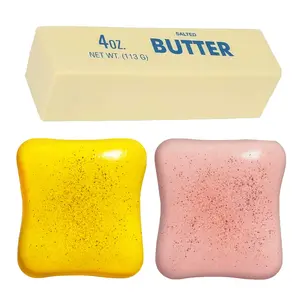 Butter Stick & Toast Squishy Toys – Slow Rising Bread Fidget Toy, Cute Stress Relief Sensory Toy Gift for Kids Adults