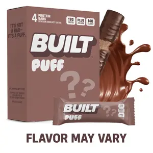 [LIVE ONLY] BUILT Puff 4 Count Bonus Item Protein Puff Snack Box