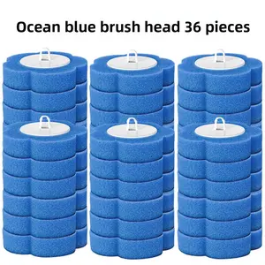 36PCS Refill 3 Layer Sponge Mixed Home Supplies Box Accessories Scrubber Squeegee Vibrant Colors 12.5x9x31cm 270g