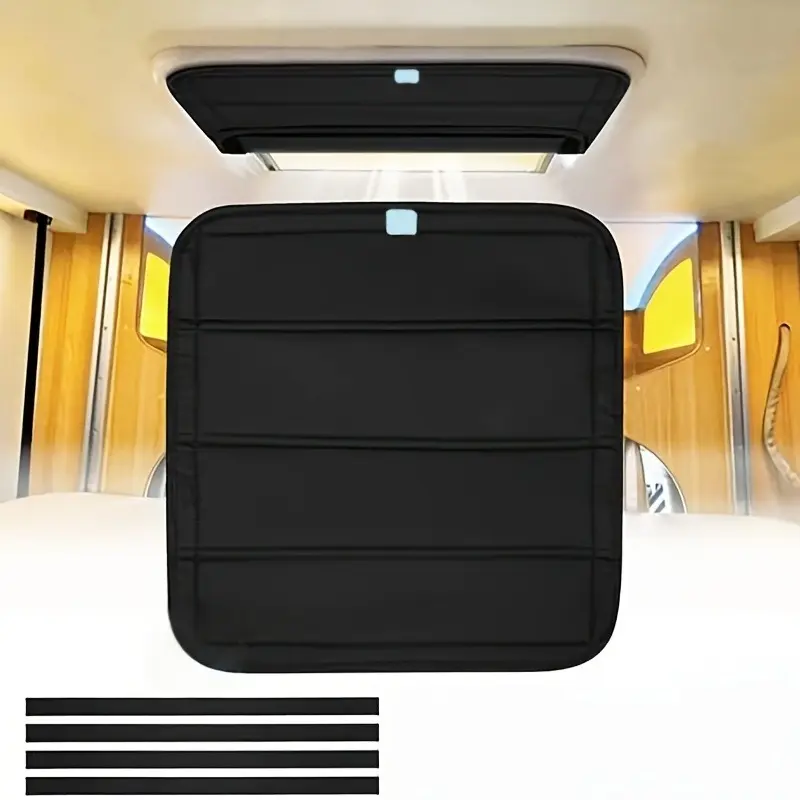 One foldable caravan sunshade curtain, ventilation window sunshade cover, suitable for camping and heat insulation protection, Collapsible window sunshade, Car Sunshade Curtains, Sun Shade Portable