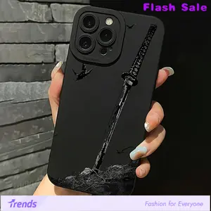 A Stylish Sword Design Phone Case That Fits Iphone Models 16, 15, 14, 13, 12, 11, XXRXS87SE Mini, Plus, Pro, And Max Series, Perfect As a Gift for Both Male And Female Friends.
