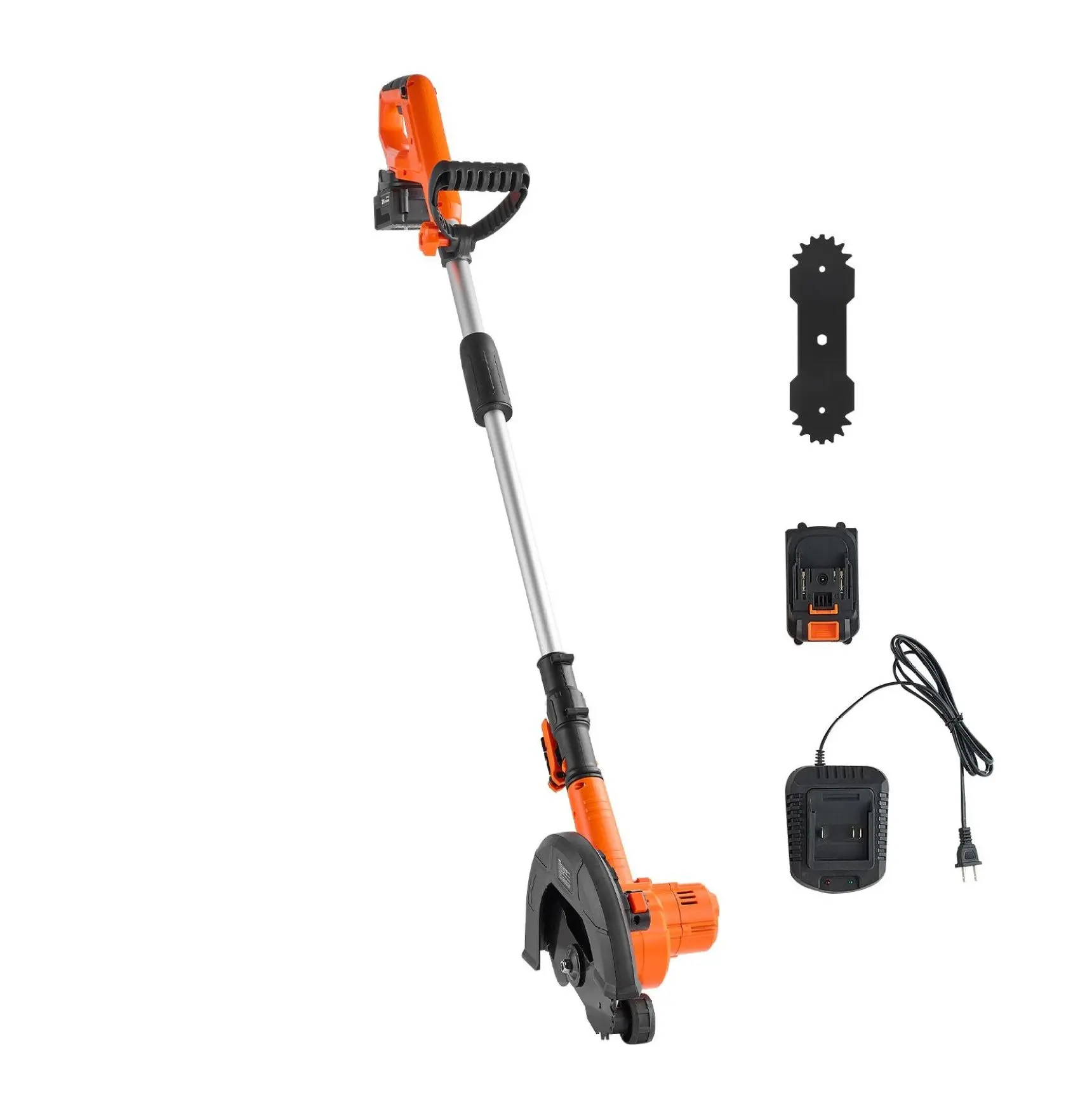 Lawn Edger Cordless, 8.8-inch Battery Powered Edger Tool, 4000mAh with Charger, 3-Depth Settings for Driveways, Sidewalks, Lawns & Yard Borders 8 inch Cordless Edger