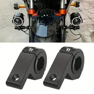 2pcs Universal Car Motorcycle Headlight Clamps Brackets Tube Clamp Kit For Truck Auto ATV Motorcycle Led Work Bar Lamp Mount